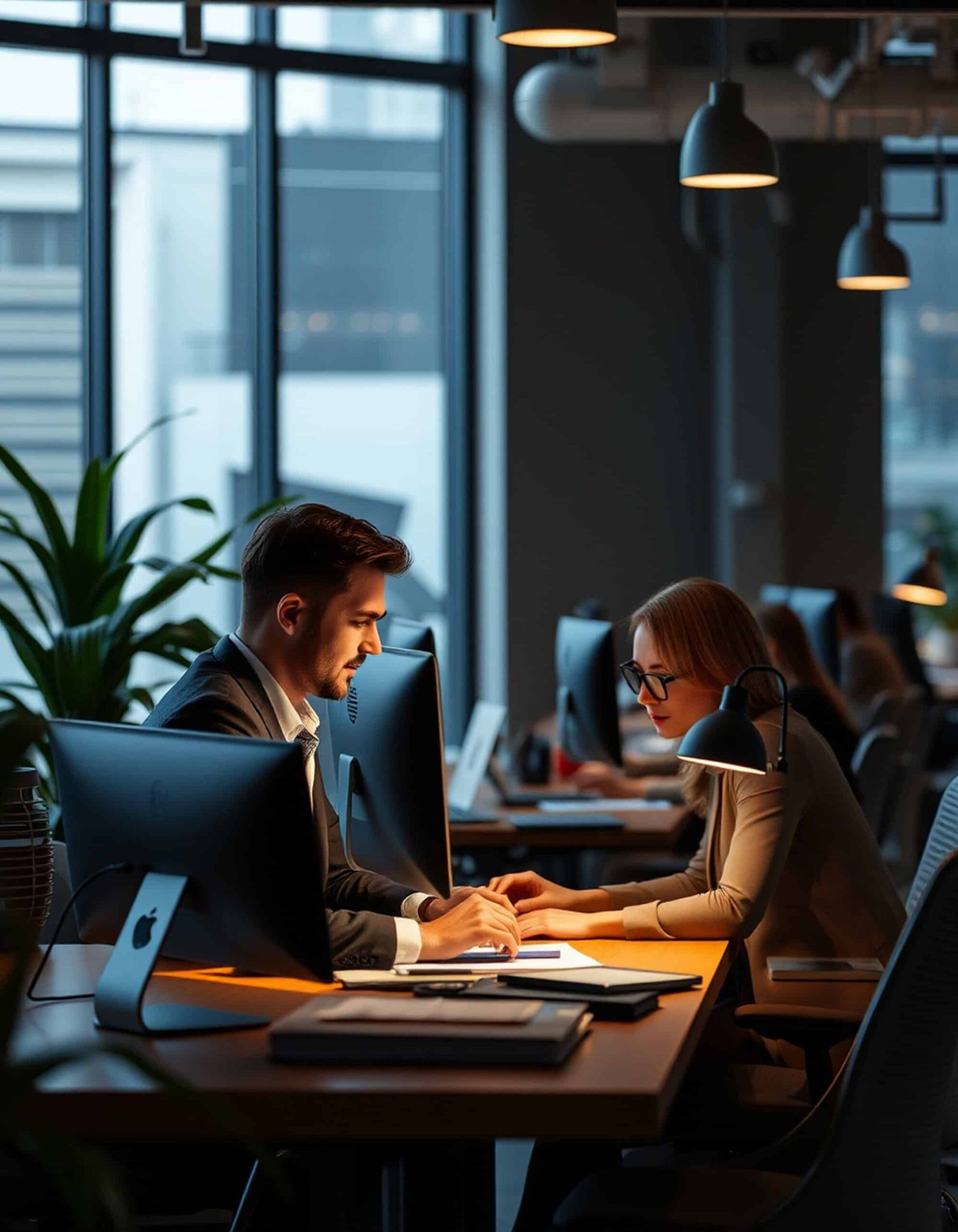 Business People Working Office Scaled